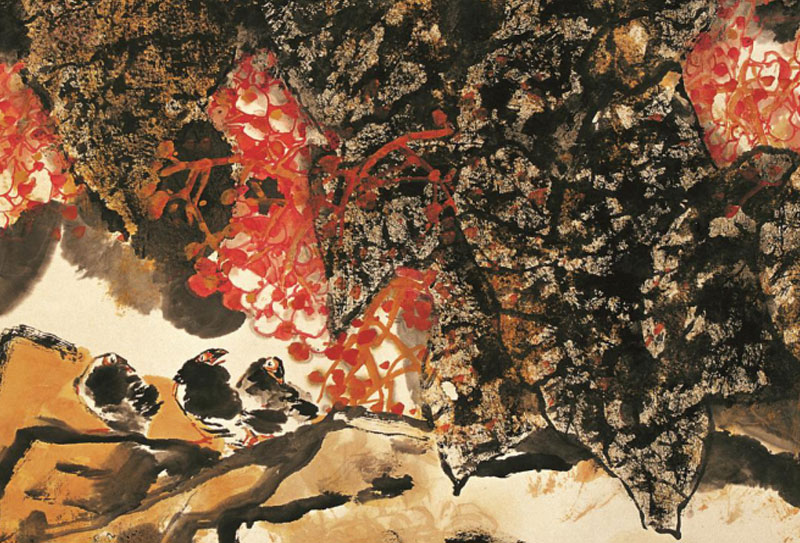 中國(guó)美術(shù)家協(xié)會(huì)會(huì)員黎柱成國(guó)畫花鳥(niǎo)畫欣賞